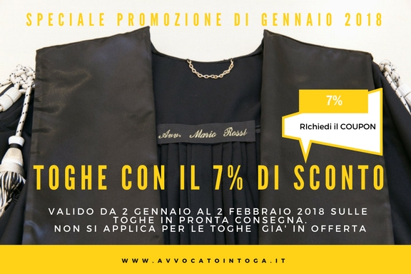 speciale promozione di GENNAIO 2018