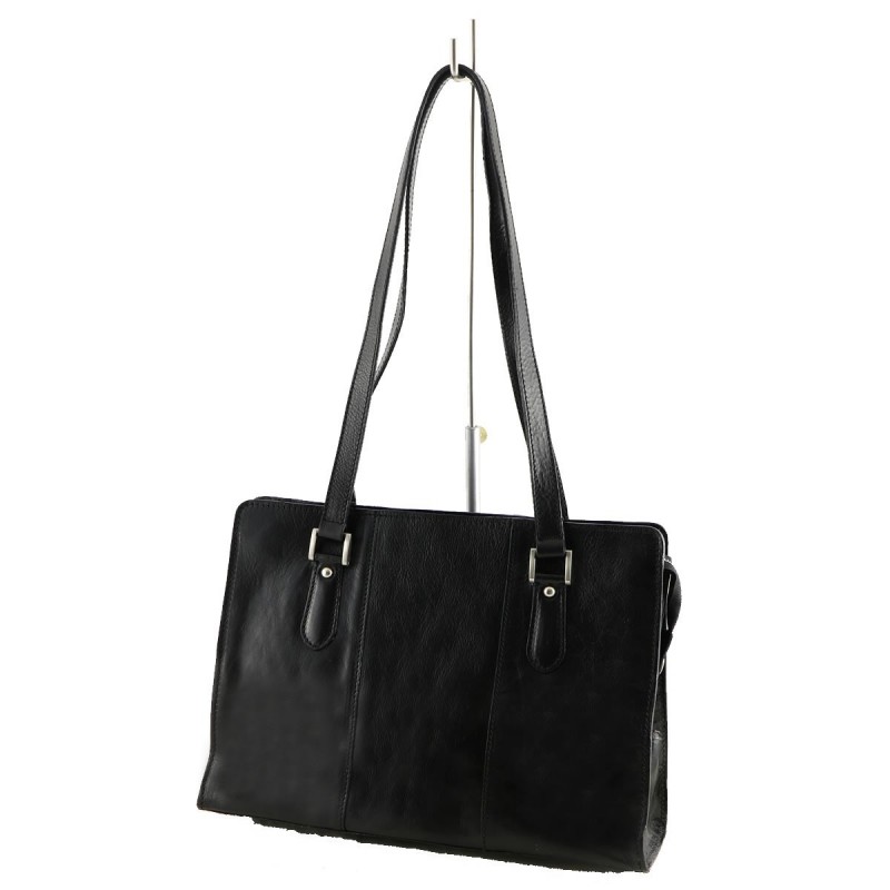 Borsa con tracolla in pelle da donna e in 5 varianti di colore