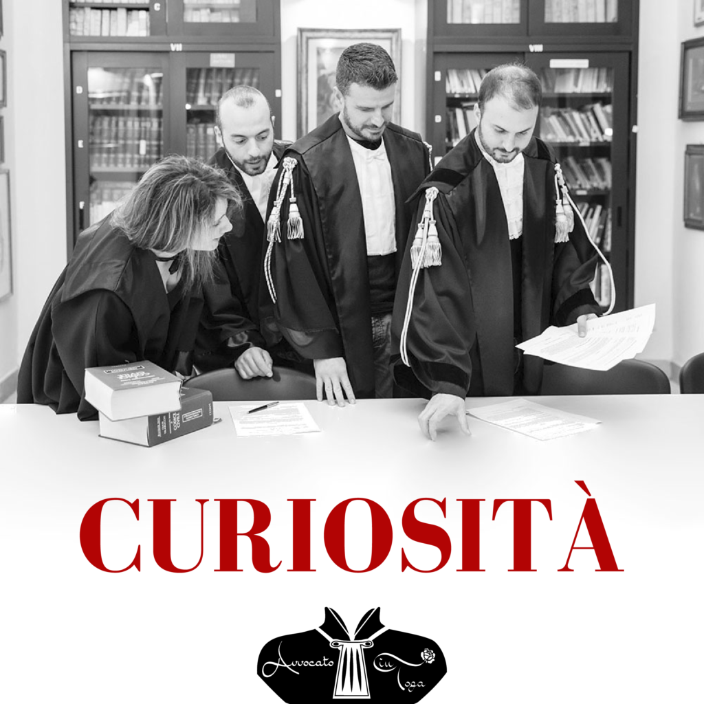 curiosità toga- curiosità avvocato- curiosità