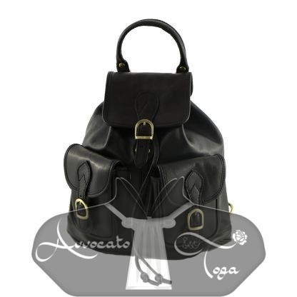 borsa zaino donna in pelle luxury nero 1200x1200