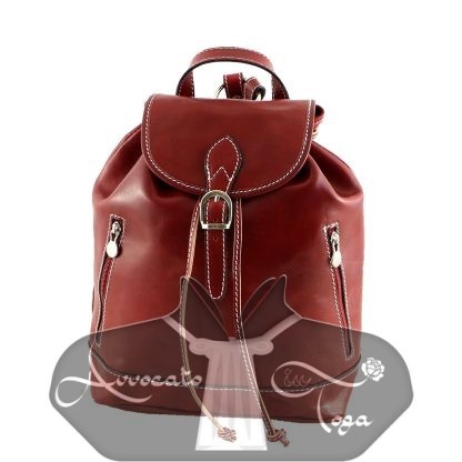 zaino borsa donna in pelle rosso 1200x1200