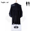 toga forense xxl modello pieghe